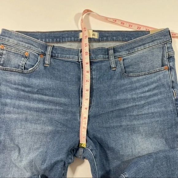 New Madewell Tall Slim Boyjean Mayberry Wash 32T - Picture 8 of 10